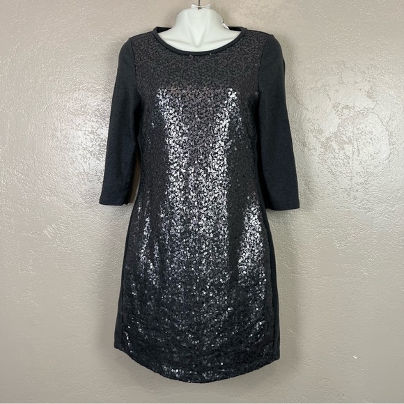 Old Navy Black/grey Sequin Dress - Picture 1 of 16